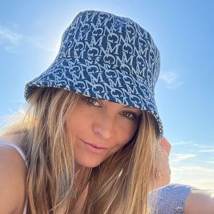 MANGO denim bucket hat